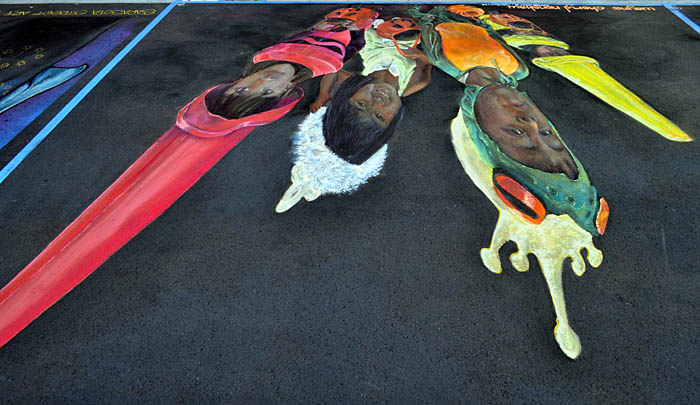 The painting from the top