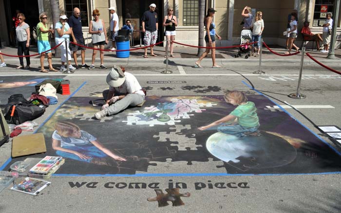 Cheryl paints nebulae