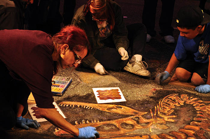 Katrina Cheryl and Manny at work