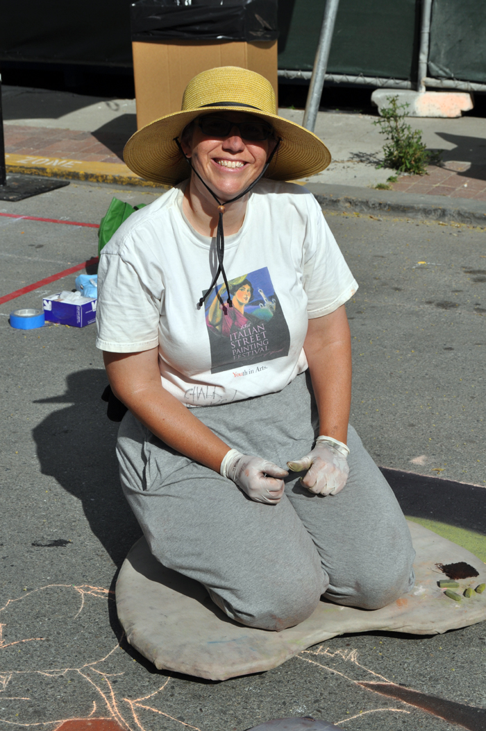 Cheryl with smudged face