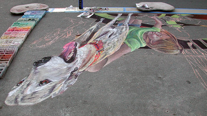 View from the top of the square