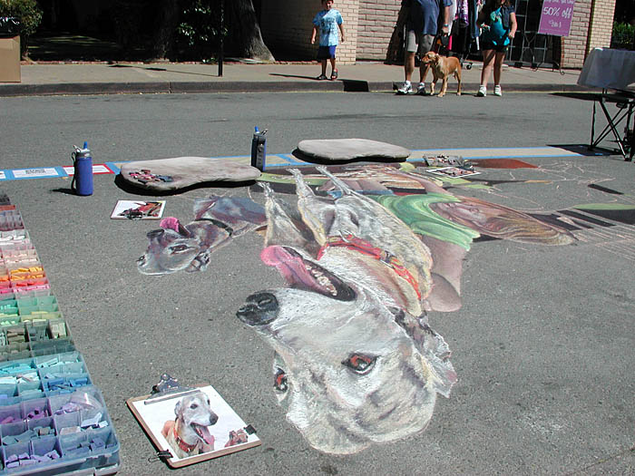 The square as seen from the top of Buzby's head
