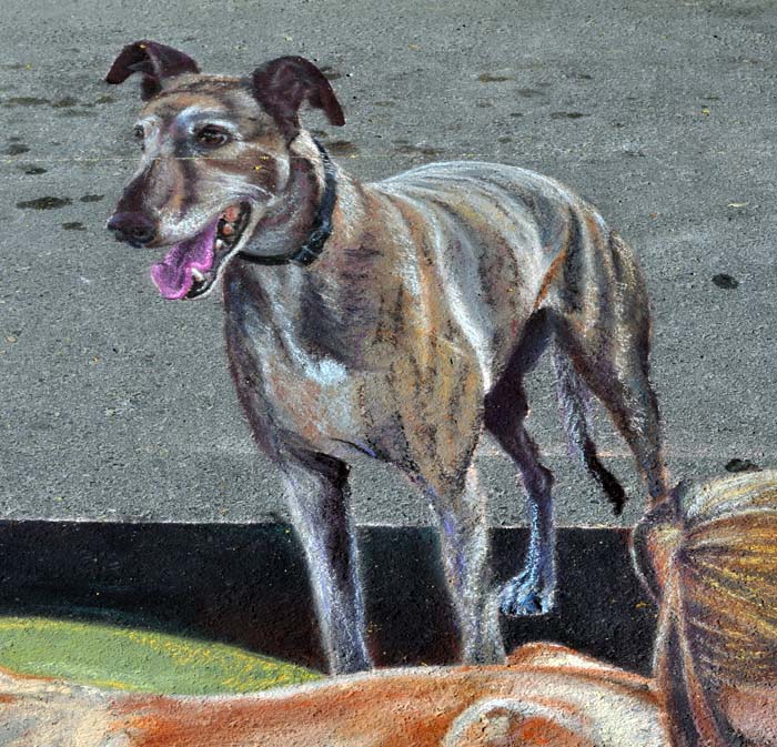 Close up of finished Molly