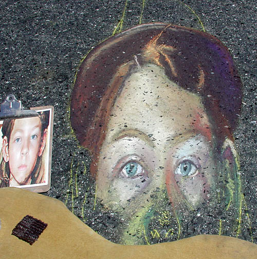 Camper Catie from the eyes up