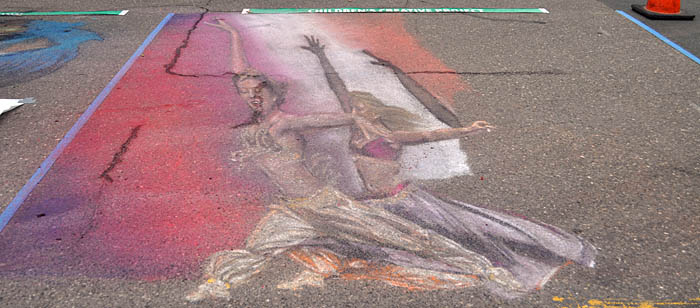 Sunday morning with the painting washed away