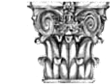 shaded drawing of Corinthian column